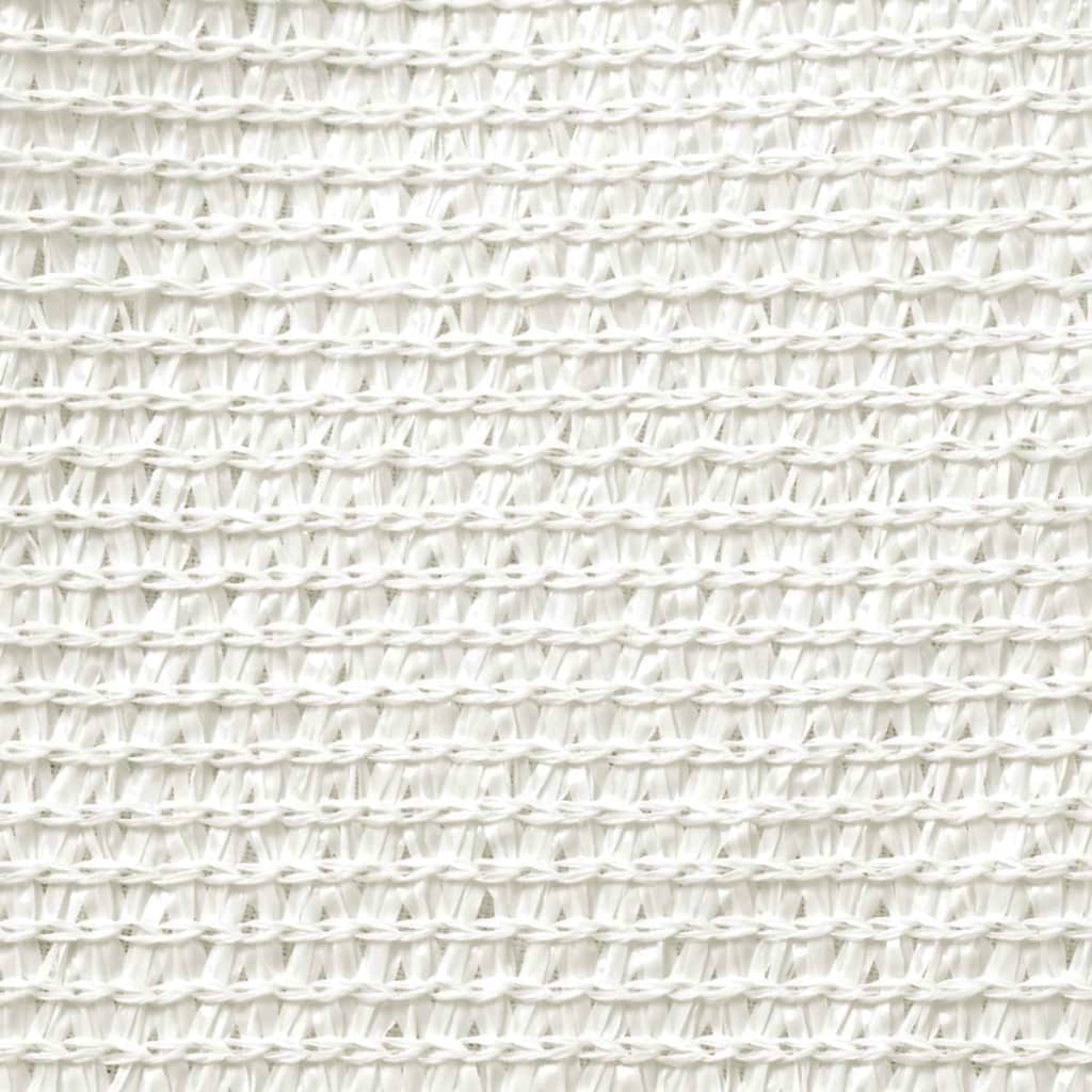 Voile d'ombrage 160 g/m² Blanc 3x4,5 m PEHD