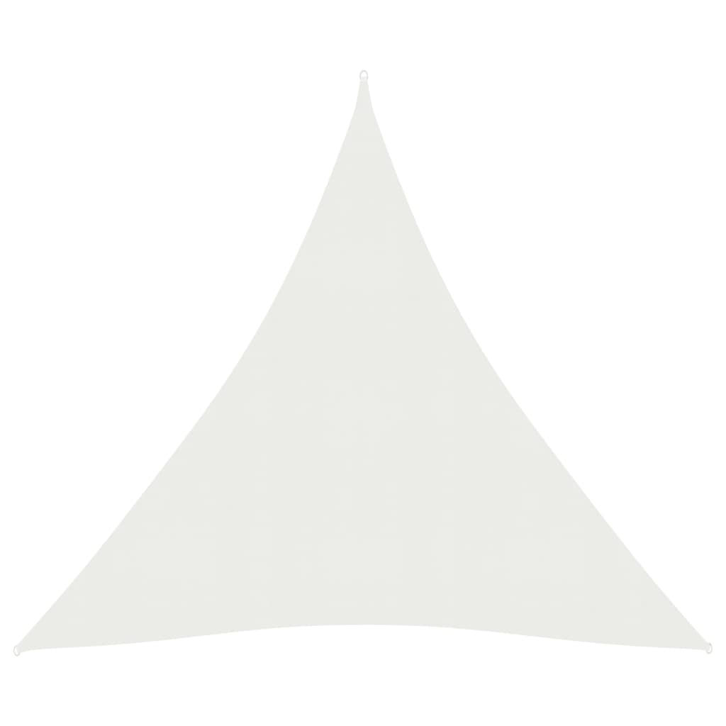 Voile d'ombrage 160 g/m² Blanc 3x4x4 m PEHD