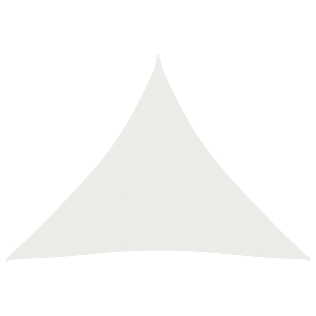 Voile d'ombrage 160 g/m² Blanc 4,5x4,5x4,5 m PEHD