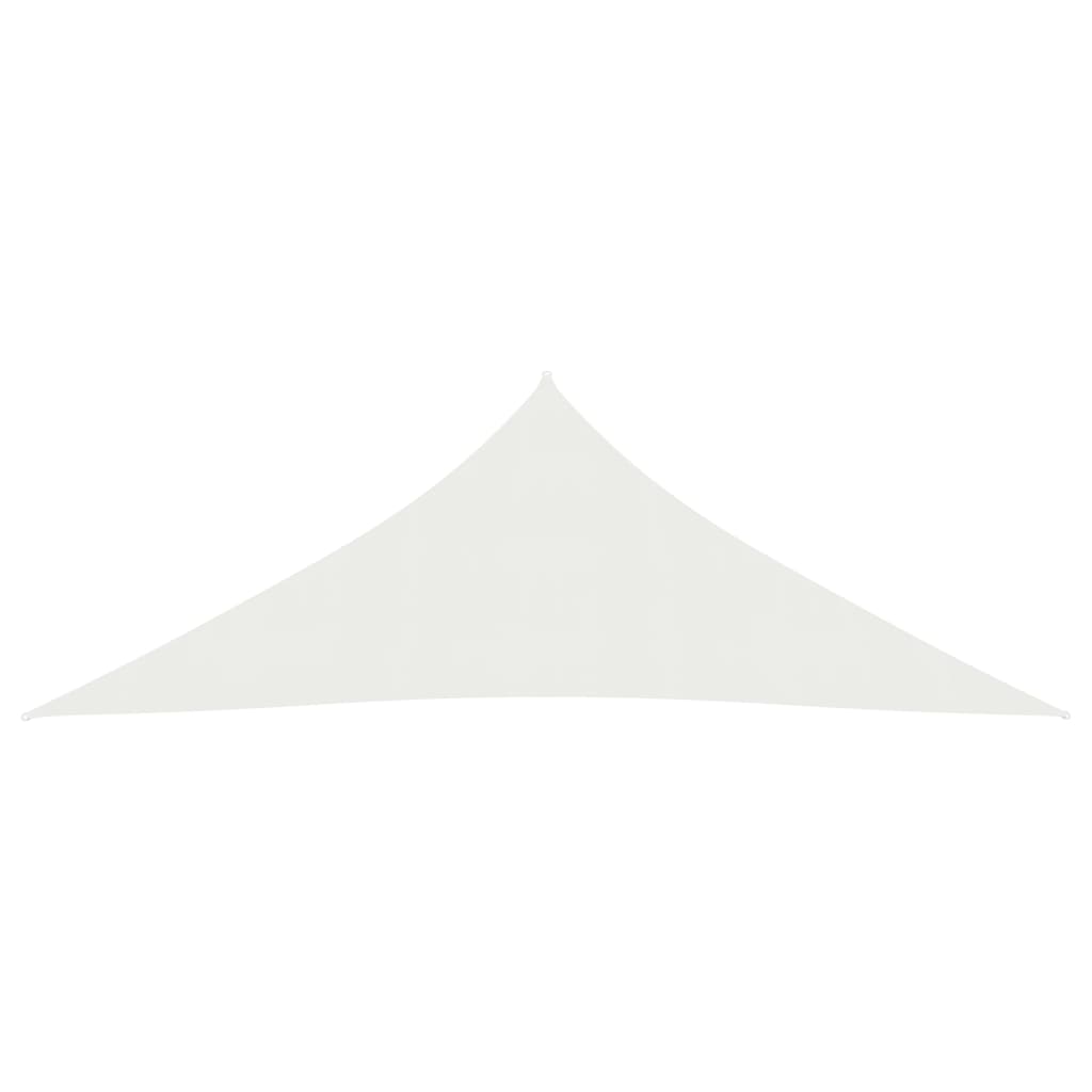 Voile d'ombrage 160 g/m² Blanc 4,5x4,5x4,5 m PEHD