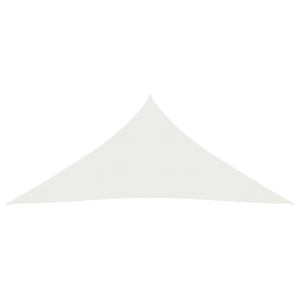 Voile d'ombrage 160 g/m² Blanc 4x5x5 m PEHD