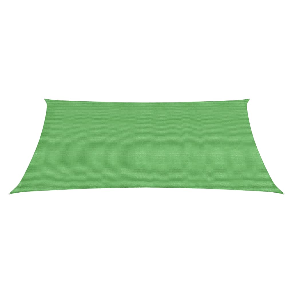 Voile d'ombrage 160 g/m² Vert clair 3,5x4,5 m PEHD