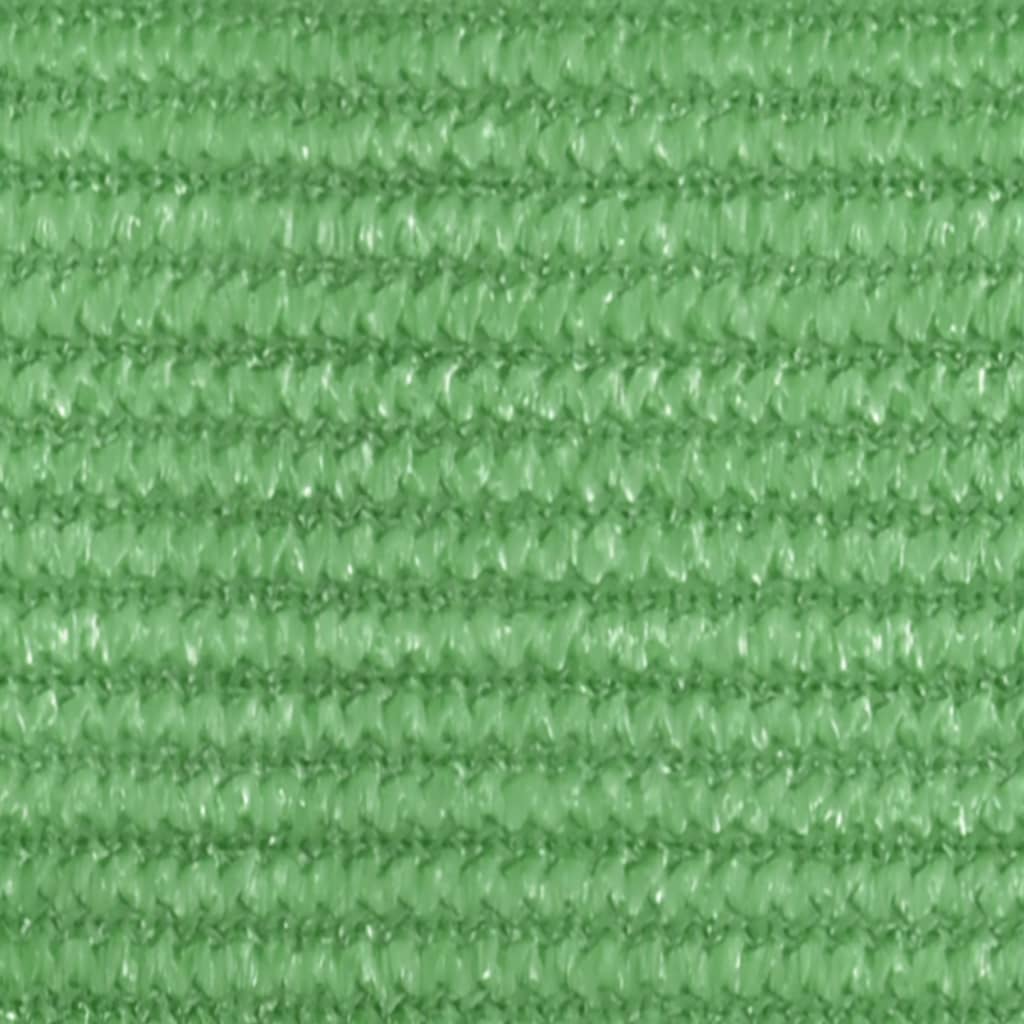 Voile d'ombrage 160 g/m² Vert clair 3x3x4,2 m PEHD