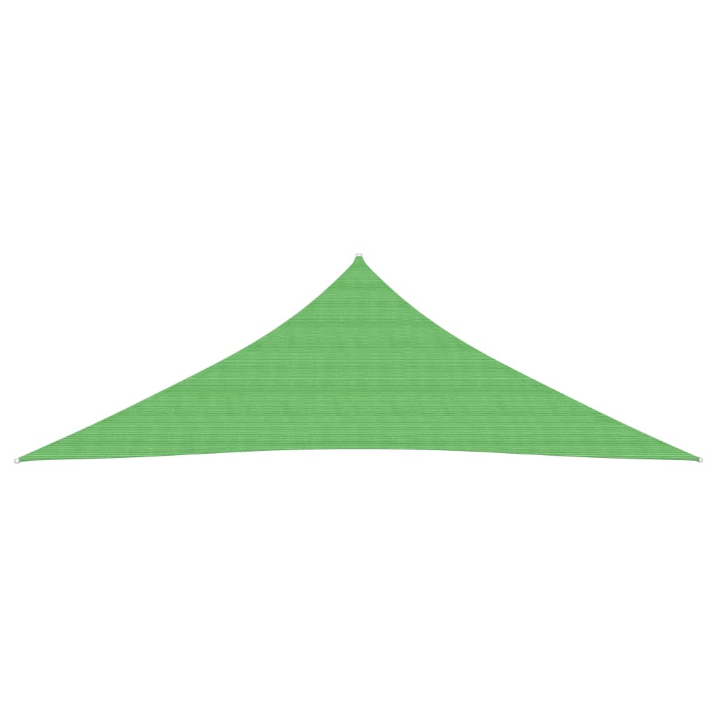 Voile d'ombrage 160 g/m² Vert clair 3,5x3,5x4,9 m PEHD