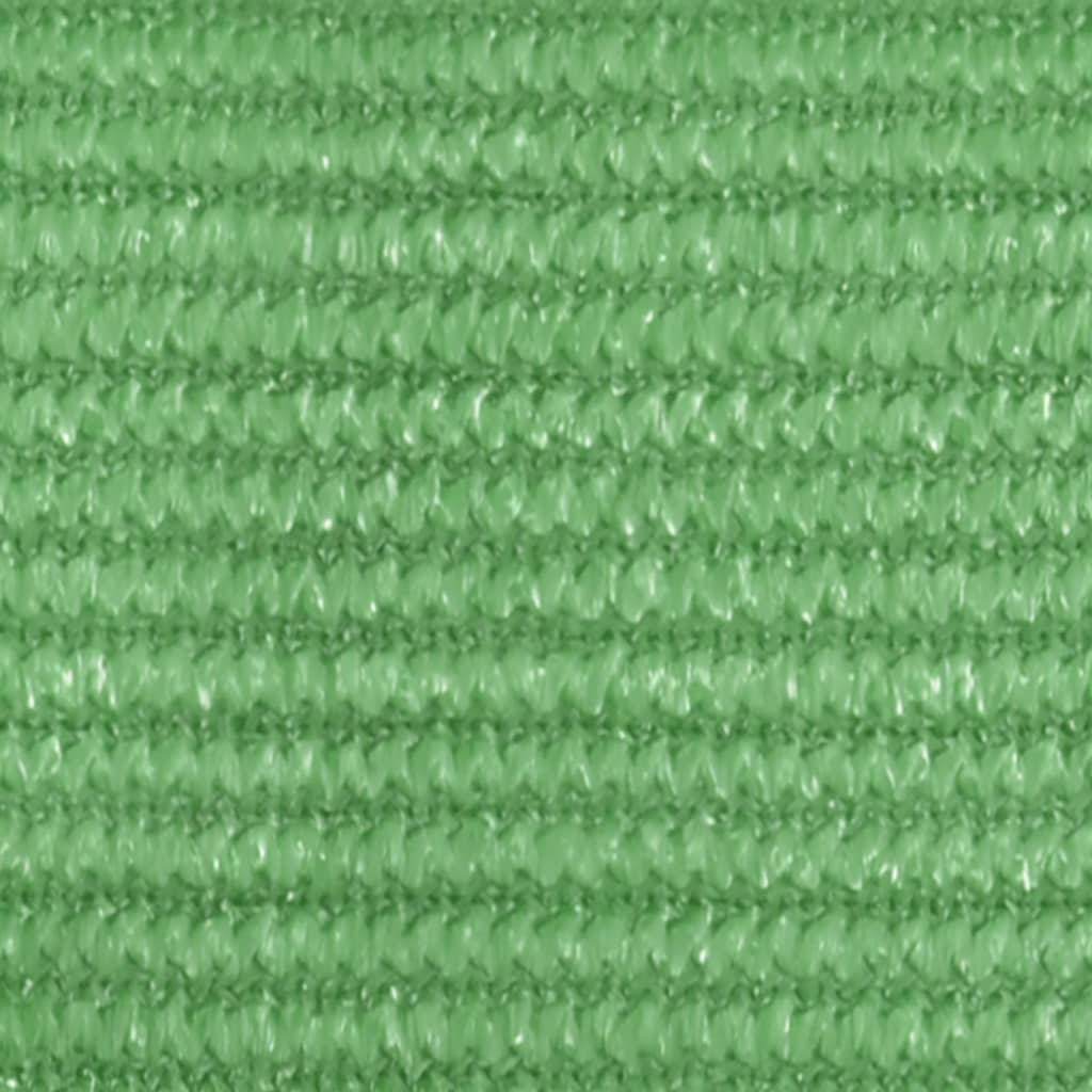 Voile d'ombrage 160 g/m² Vert clair 4x4x4 m PEHD