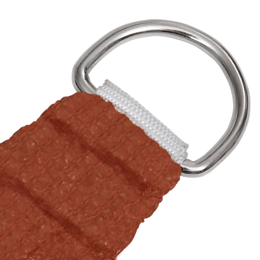 Voile d'ombrage 160 g/m² Terre cuite 3/4x2 m PEHD