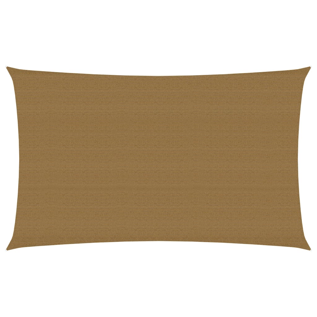 Voile d'ombrage 160 g/m² Taupe 2x4,5 m PEHD