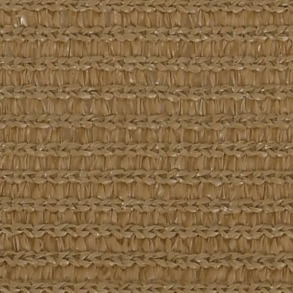 Voile d'ombrage 160 g/m² Taupe 2x4,5 m PEHD