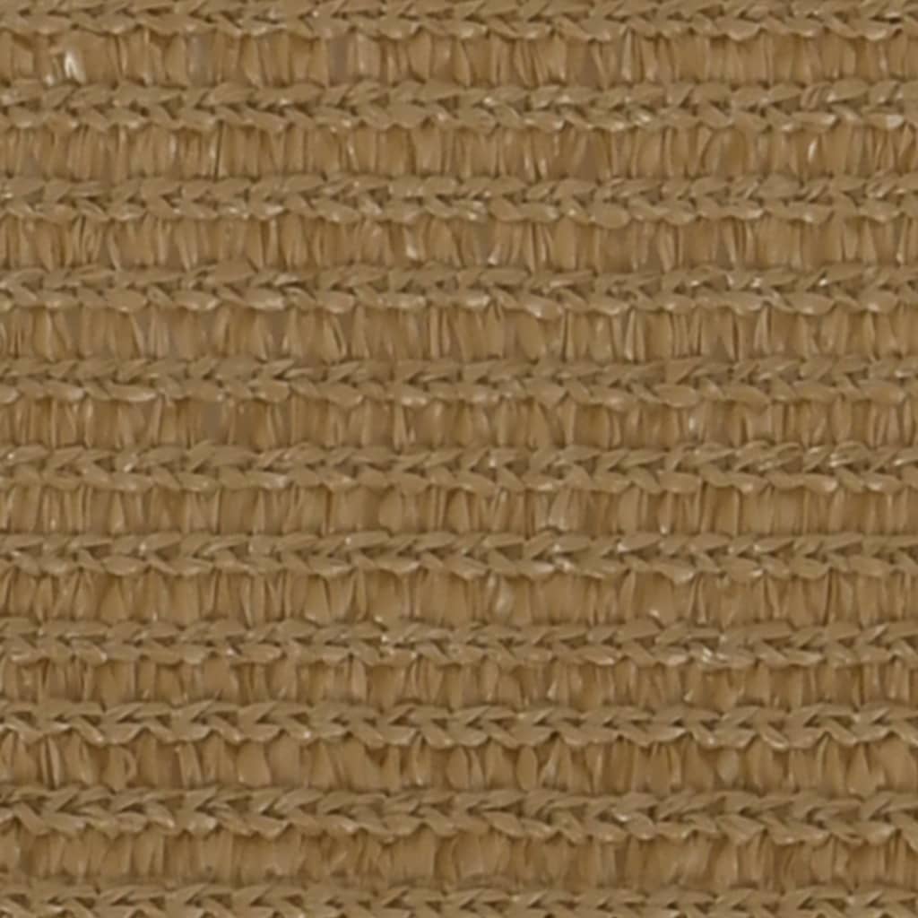 Voile d'ombrage 160 g/m² Taupe 3/4x2 m PEHD
