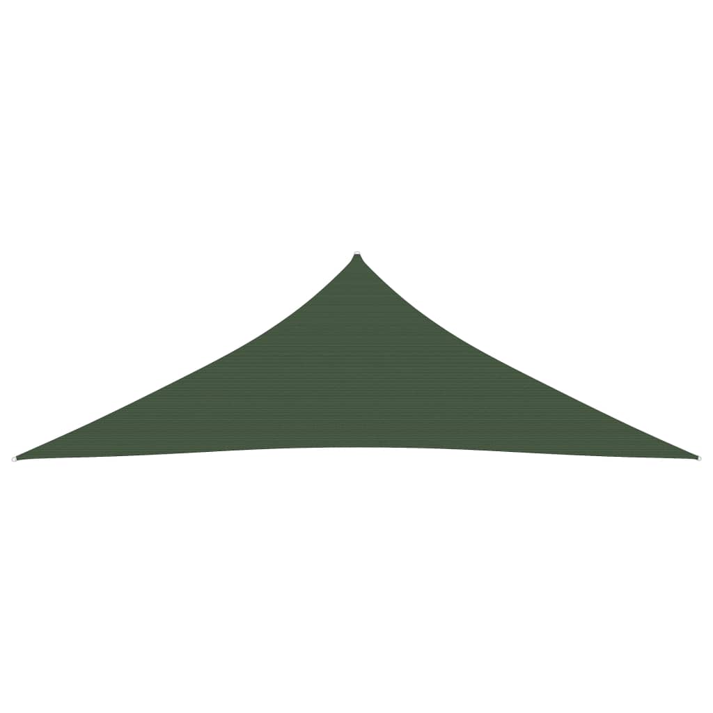 Voile d'ombrage 160 g/m² Vert foncé 3,5x3,5x4,9 m PEHD