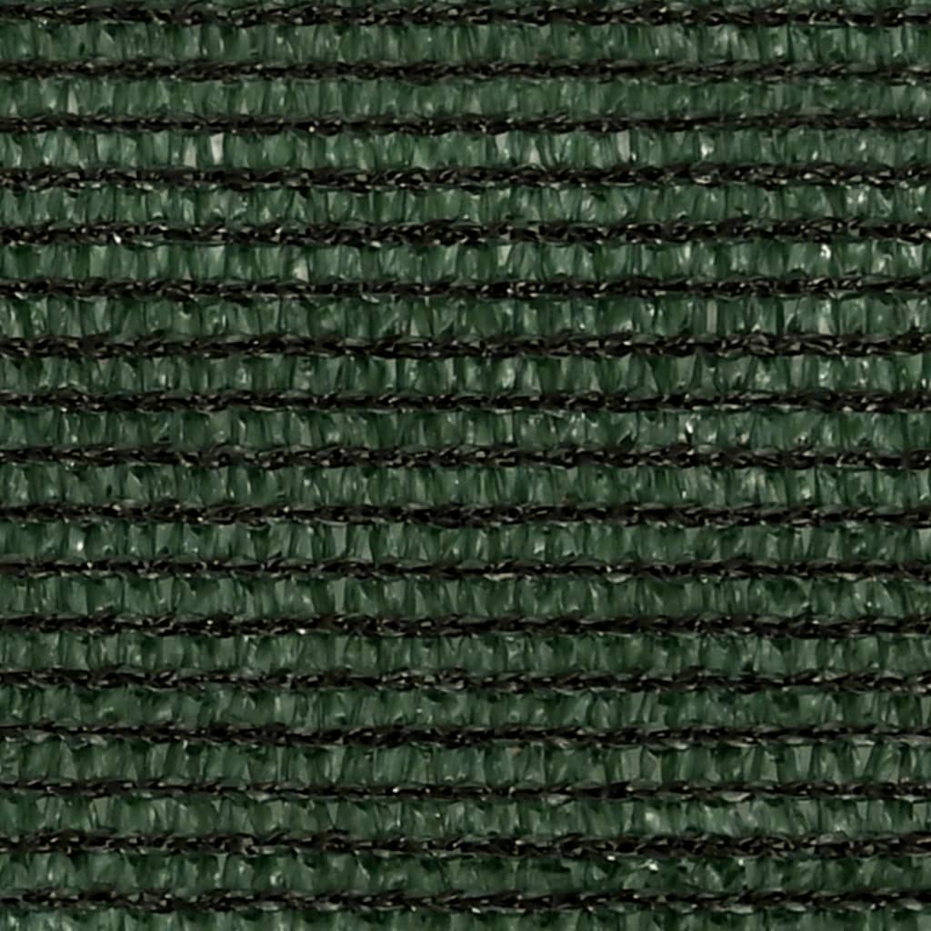 Voile d'ombrage 160 g/m² Vert foncé 4x4x5,8 m PEHD