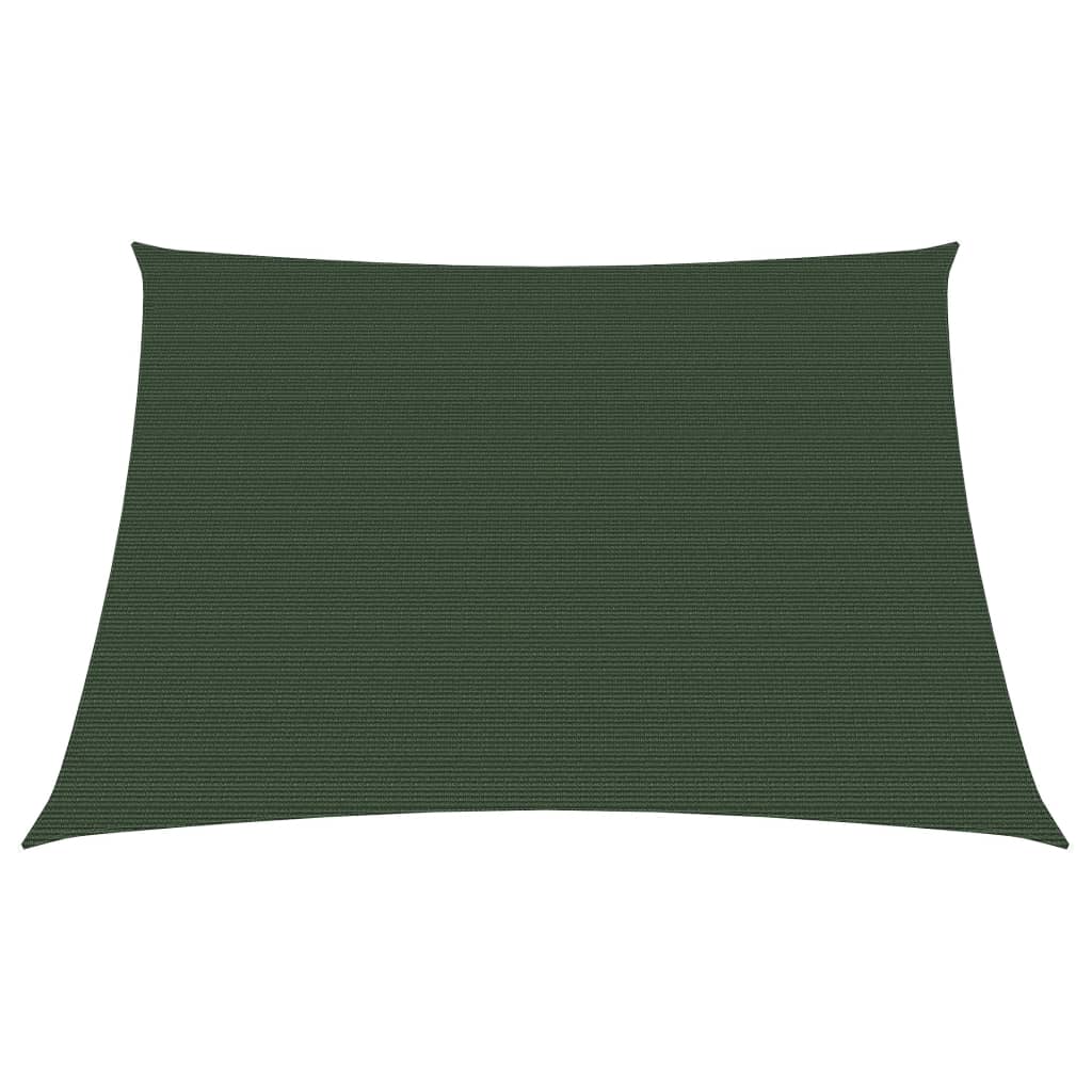 Voile d'ombrage 160 g/m² Vert foncé 3/4x2 m PEHD
