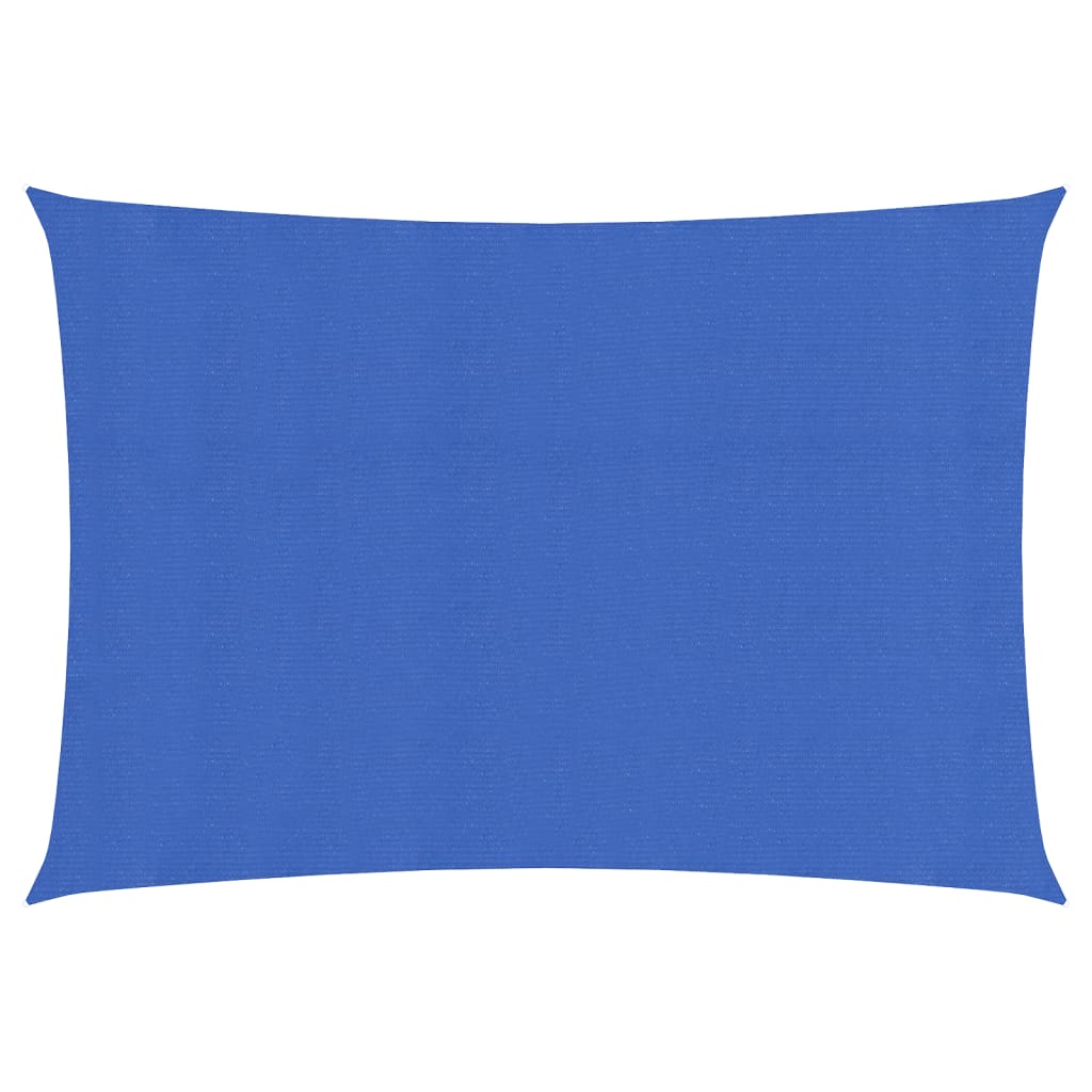 Voile d'ombrage 160 g/m² Bleu 2x4 m PEHD