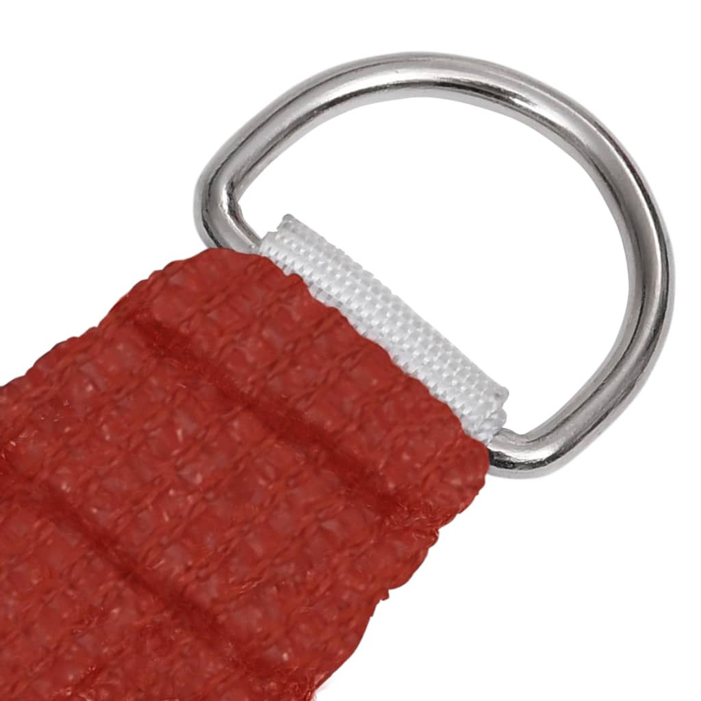 Voile d'ombrage 160 g/m² Rouge 2x4 m PEHD
