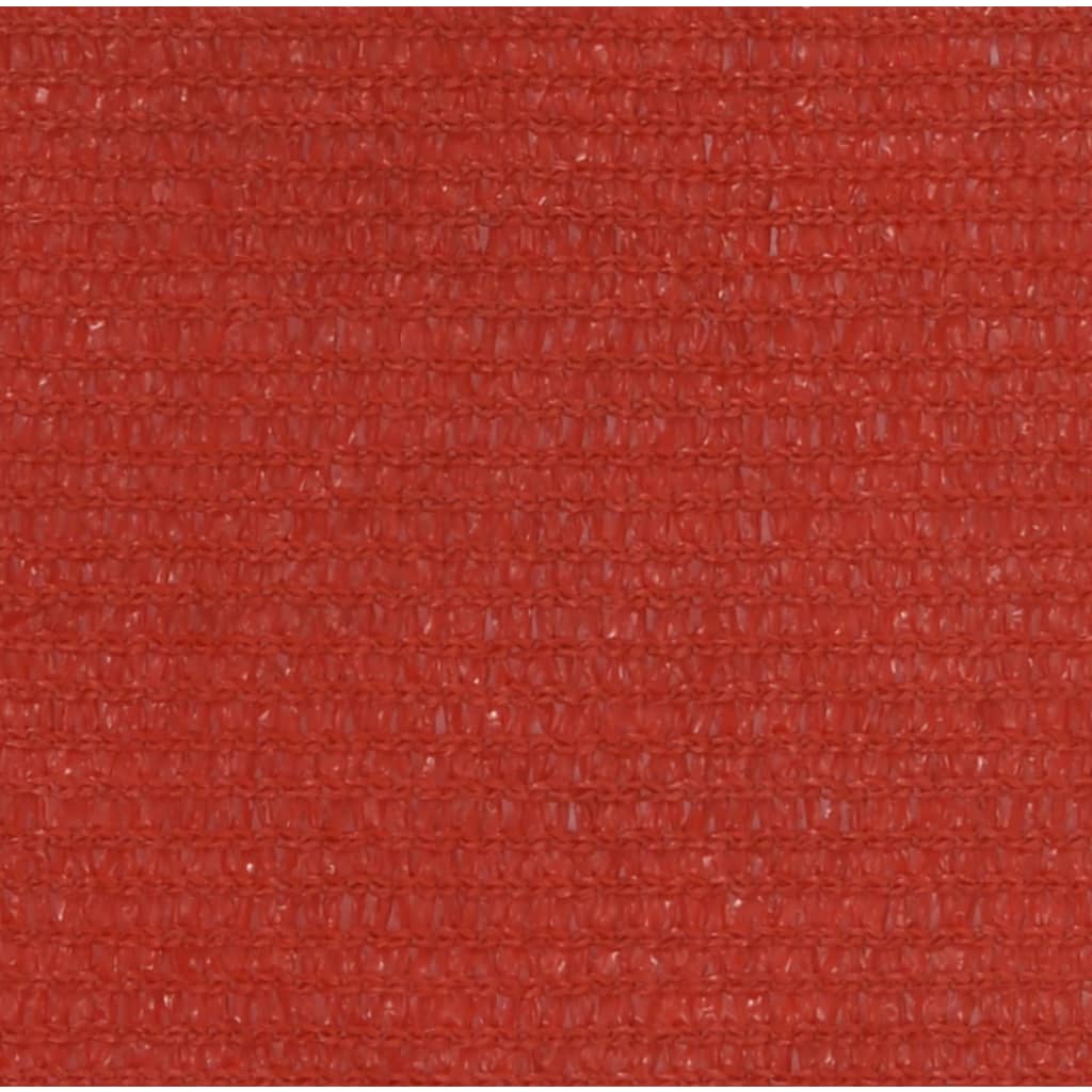 Voile d'ombrage 160 g/m² Rouge 3/4x2 m PEHD