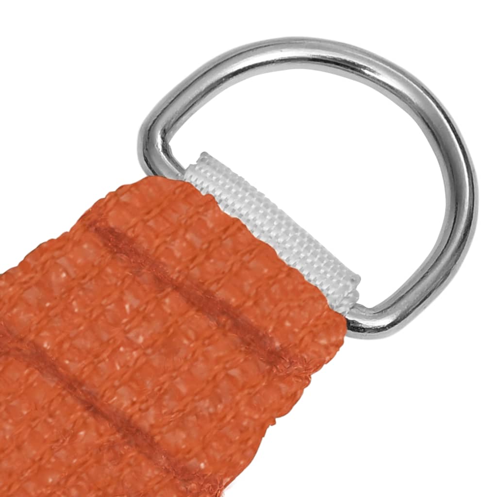 Voile d'ombrage 160 g/m² Orange 2x5 m PEHD