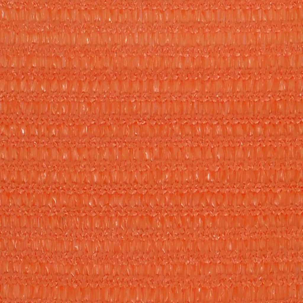 Voile d'ombrage 160 g/m² Orange 3,5x3,5x4,9 m PEHD
