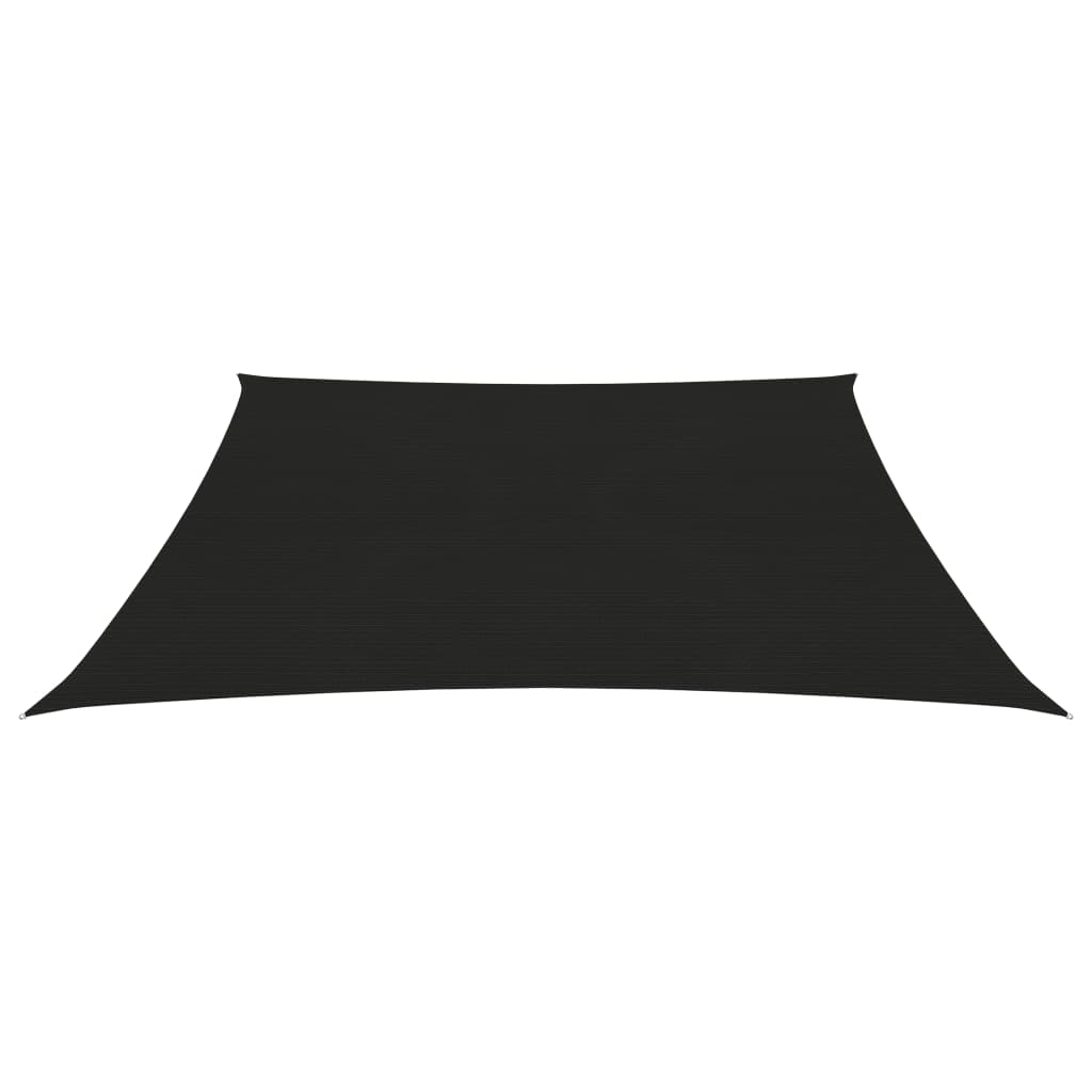 Voile d'ombrage 160 g/m² Noir 4,5x4,5 m PEHD