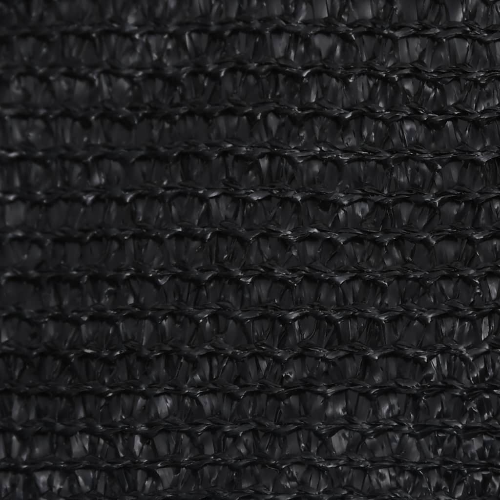 Voile d'ombrage 160 g/m² Noir 4,5x4,5 m PEHD