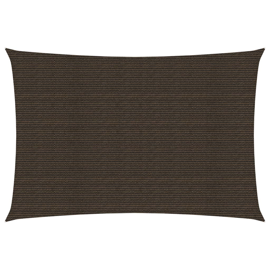 Voile d'ombrage 160 g/m² Marron 2x4 m PEHD