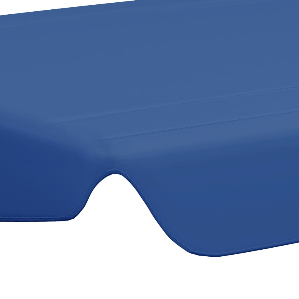 Toit de rechange de balançoire Bleu 188/168x110/145 cm