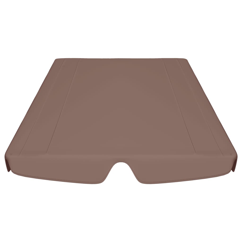 Toit de rechange balançoire Marron 188/168x110/145 cm 270 g/m²