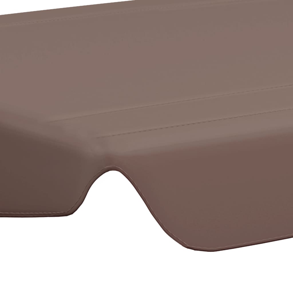 Toit de rechange balançoire Marron 188/168x110/145 cm 270 g/m²