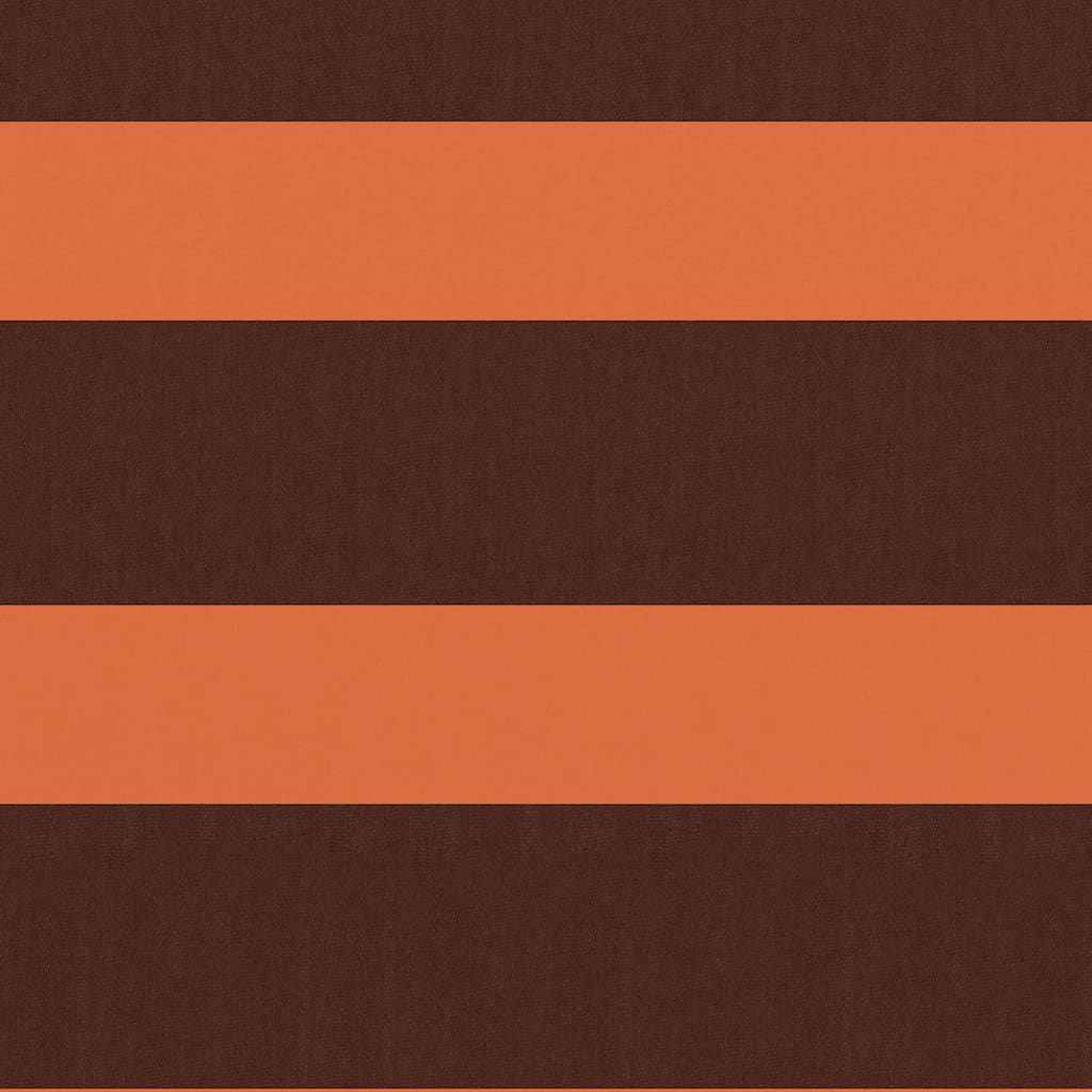 Écran de balcon Orange et marron 75x600 cm Tissu Oxford