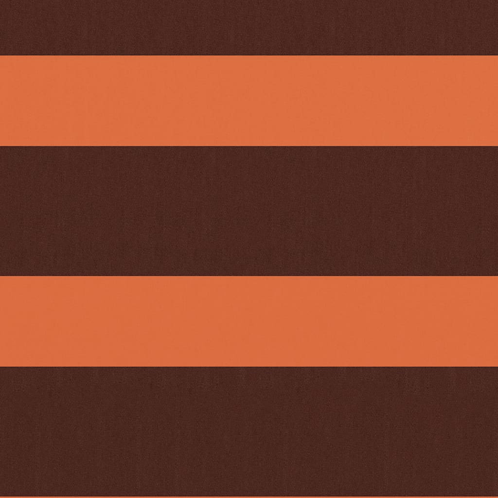 Écran de balcon Orange et marron 90x600 cm Tissu Oxford