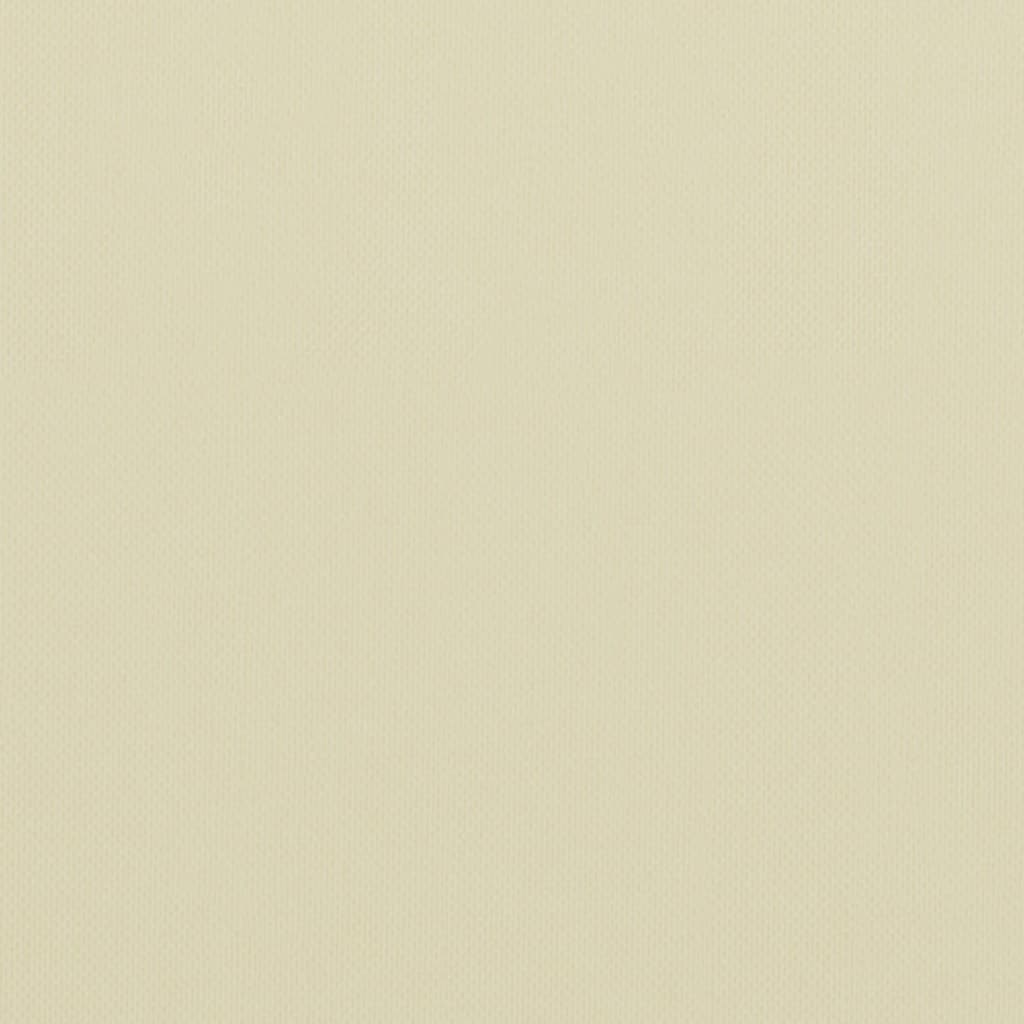 Écran de balcon Crème 75x500 cm Tissu Oxford