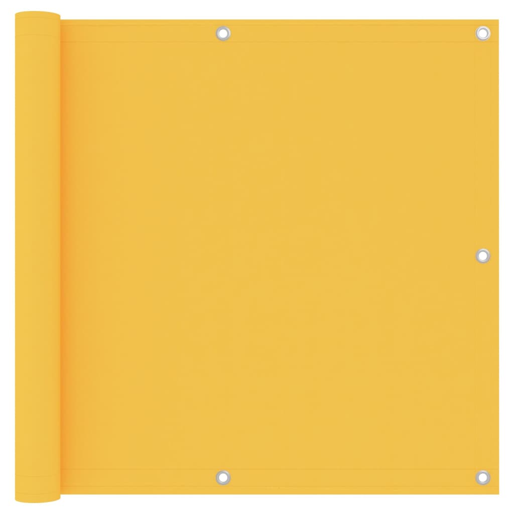 Écran de balcon Jaune 90x600 cm Tissu Oxford