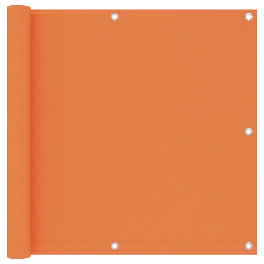 Écran de balcon Orange 90x300 cm Tissu Oxford