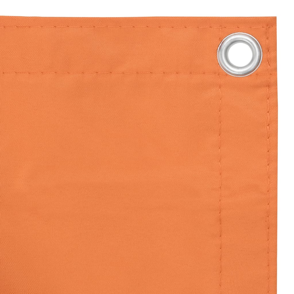 Écran de balcon Orange 90x300 cm Tissu Oxford
