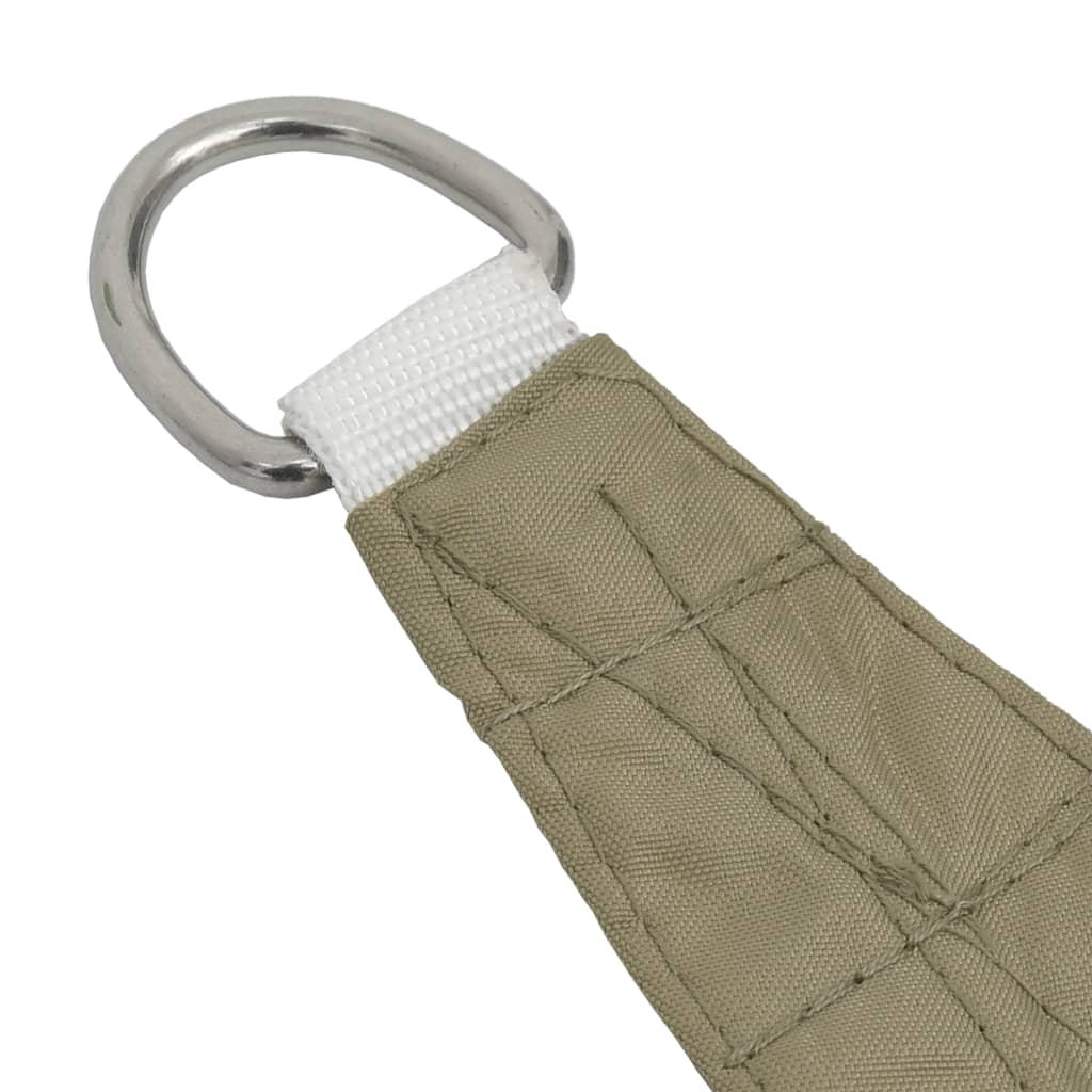 Voile de parasol Tissu Oxford trapèze 4/5x3 m Beige