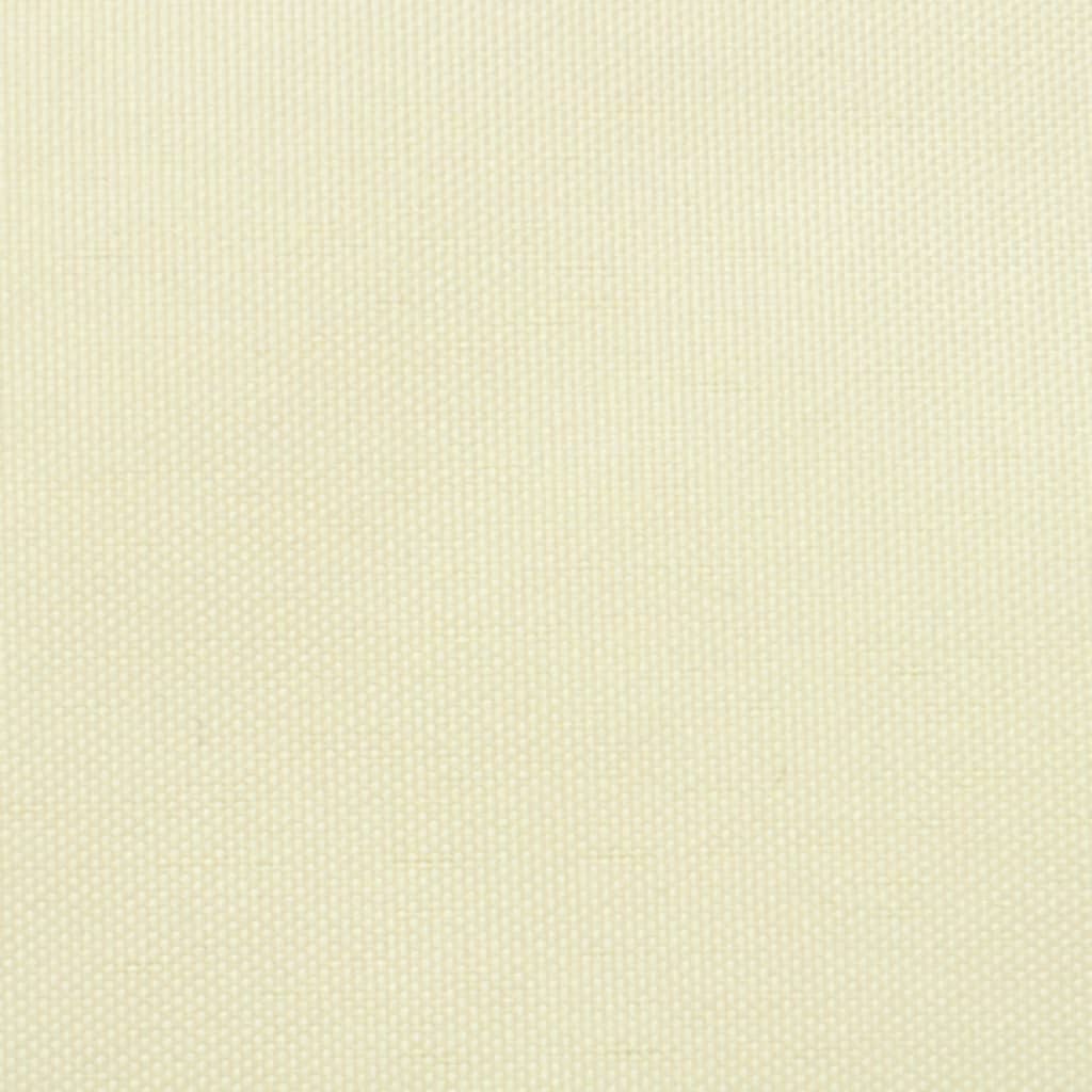 Voile de parasol Tissu Oxford carré 7x7 m Crème