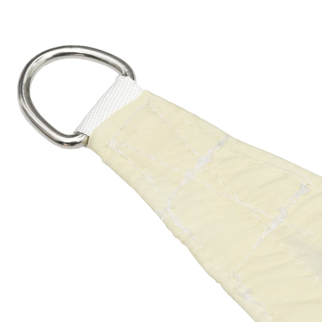 Voile de parasol Tissu Oxford carré 7x7 m Crème
