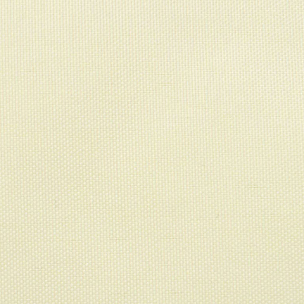 Voile de parasol Tissu Oxford rectangulaire 3x5 m Crème