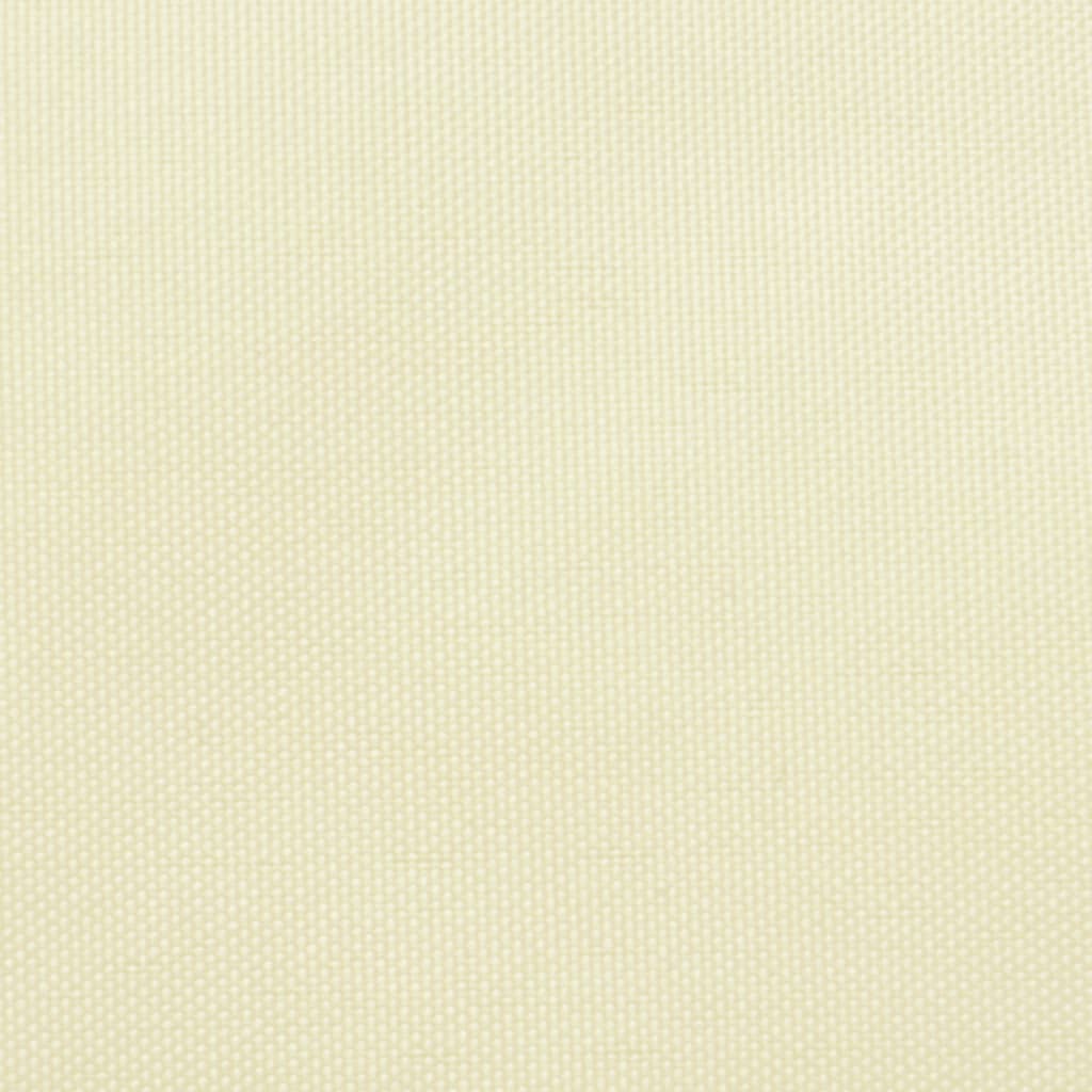 Voile de parasol Tissu Oxford trapèze 3/4x2 m Crème