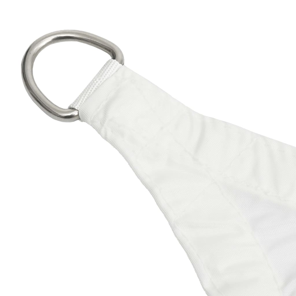 Voile de parasol Tissu Oxford triangulaire 3,6x3,6x3,6 m Blanc