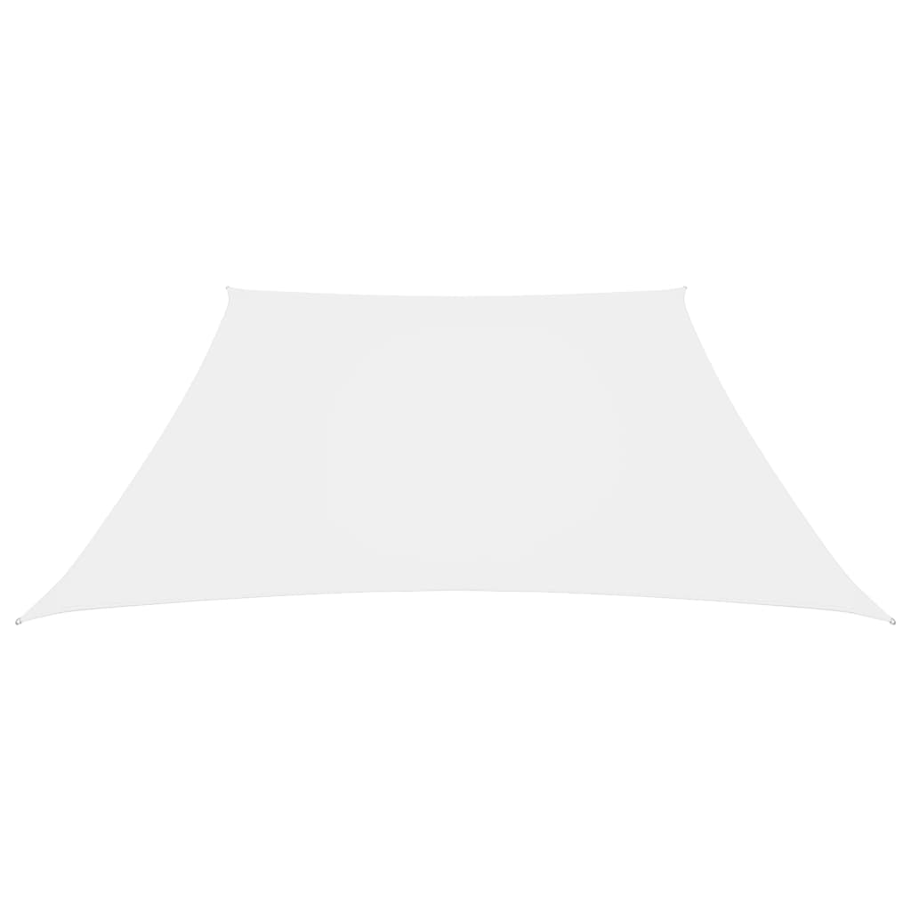 Voile de parasol Tissu Oxford trapèze 3/4x3 m Blanc