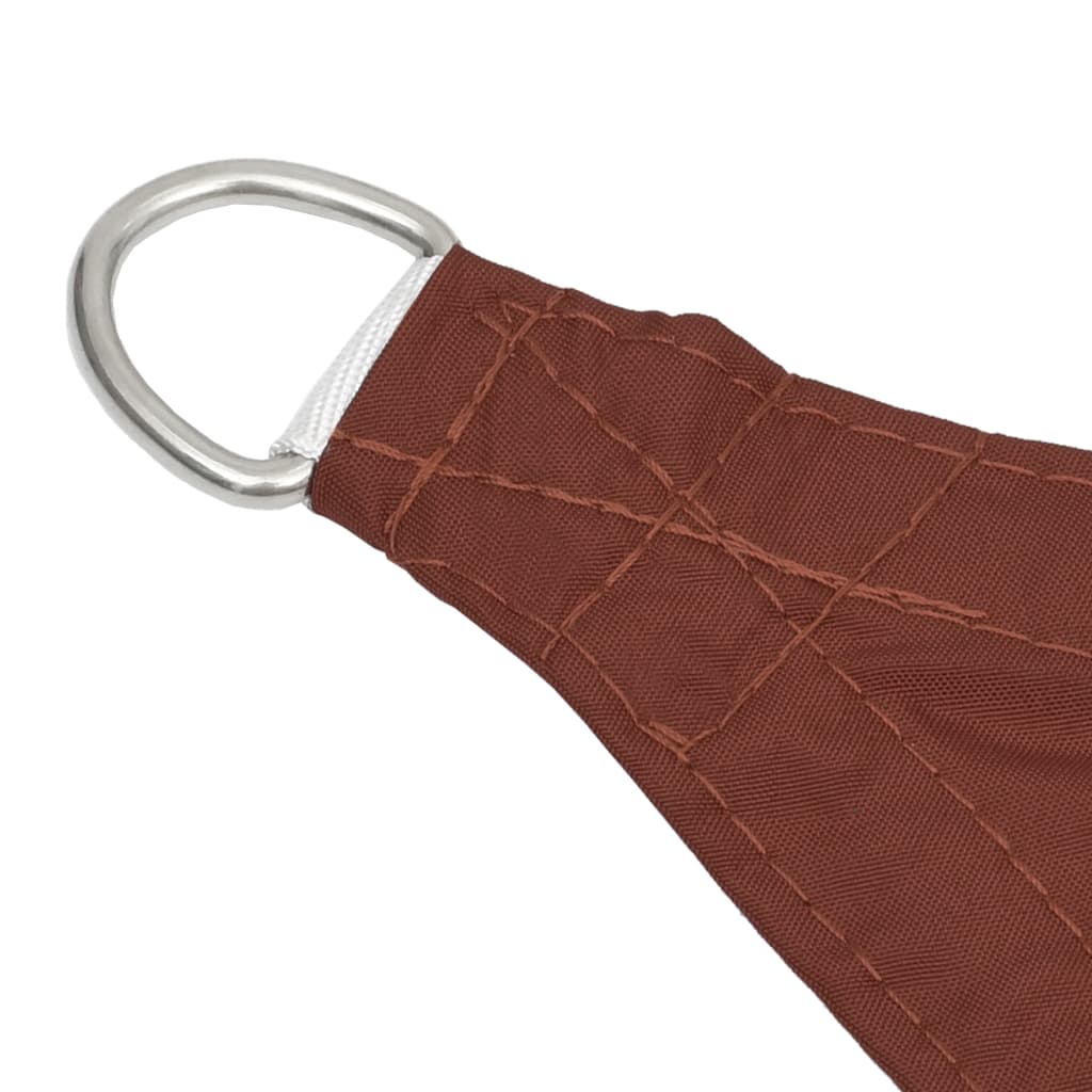Voile de parasol Tissu Oxford carré 4x4 m Terre cuite