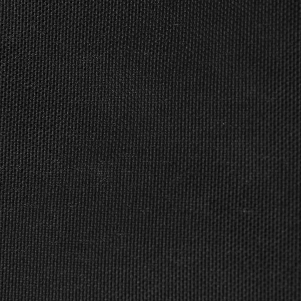 Voile de parasol Tissu Oxford triangulaire 4x4x5,8 m Noir