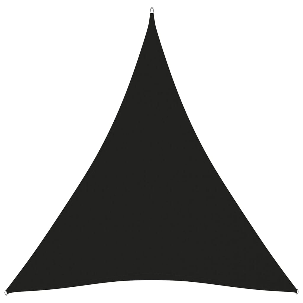 Voile de parasol Tissu Oxford triangulaire 4x5x5 m Noir