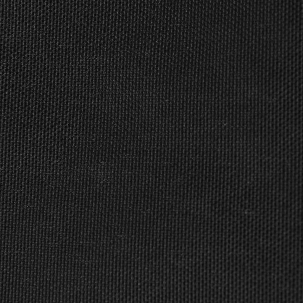 Voile de parasol Tissu Oxford triangulaire 5x6x6 m Noir