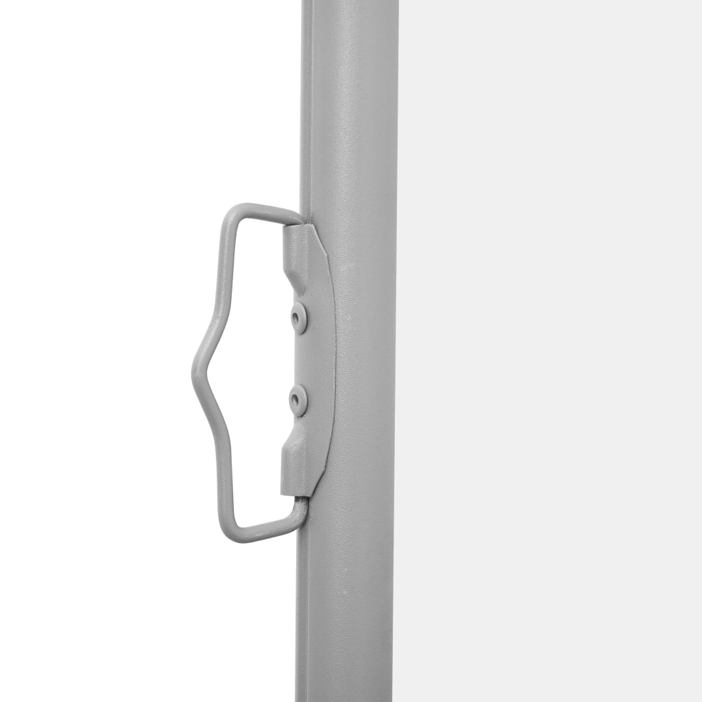 Auvent latéral rétractable de patio 600x160 cm Crème