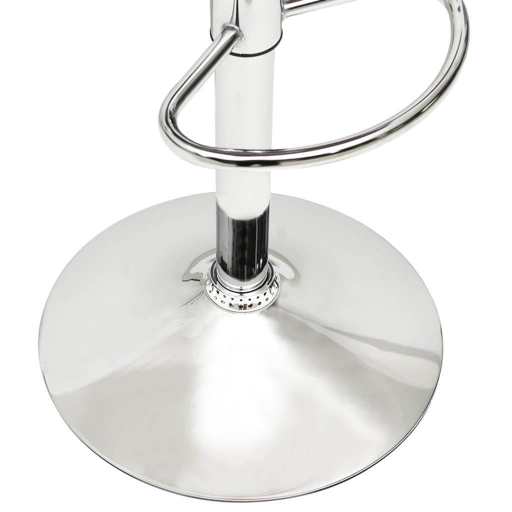 Tabourets de bar 2 pcs Gris Cuir artificiel