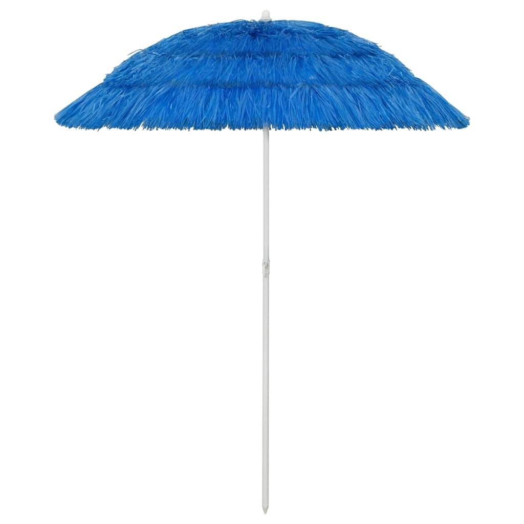 Parasol de plage Hawaii Bleu 180 cm