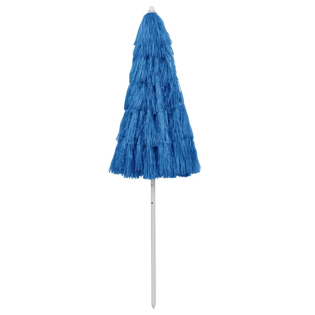 Parasol de plage Hawaii Bleu 240 cm