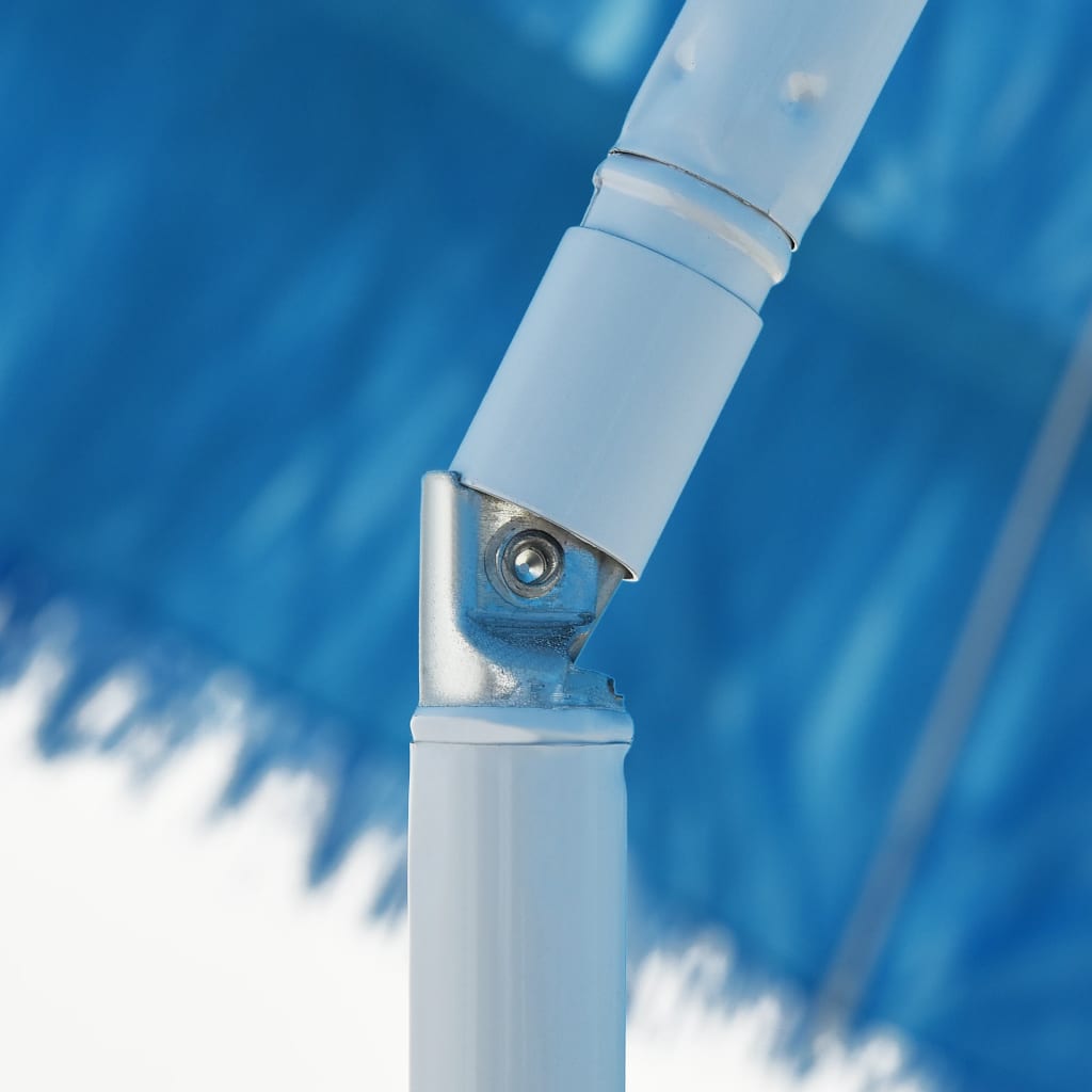Parasol de plage Hawaii Bleu 240 cm