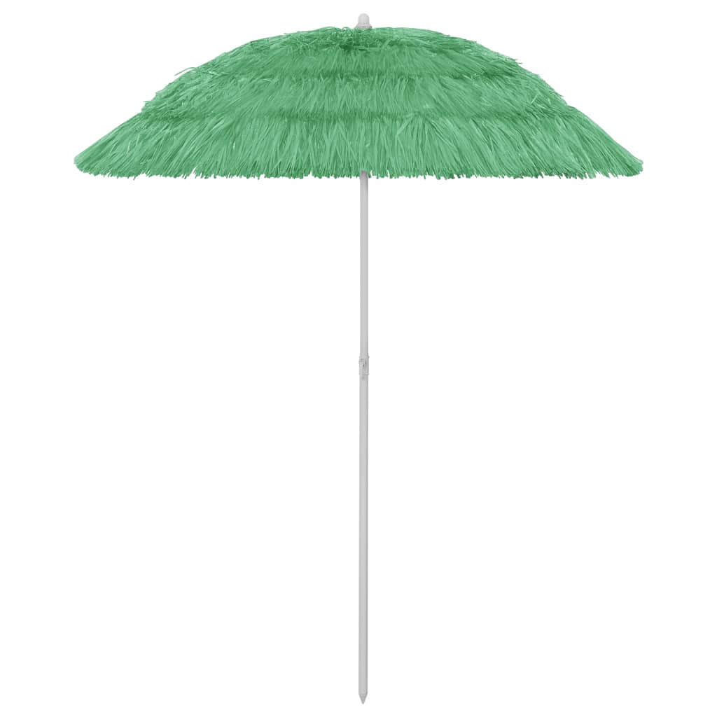 Parasol de plage Hawaii Vert 180 cm